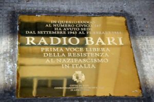 Radio Bari pietra inciampo