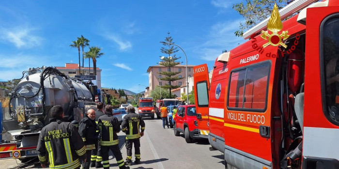 vigili del fuoco casteldaccia